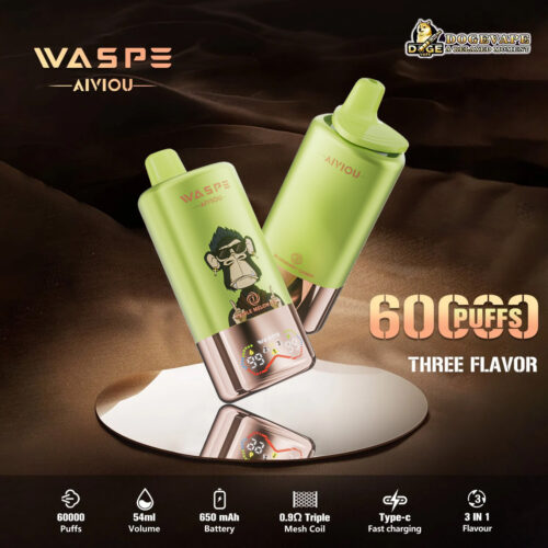 Waspe 60000 3-In-1 Disposable Electronic Cigarette - Image 11