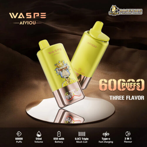 Waspe 60000 3-In-1 Disposable Electronic Cigarette - Image 2