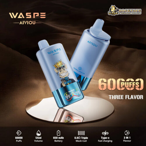 Waspe 60000 3-In-1 Disposable Electronic Cigarette - Image 3