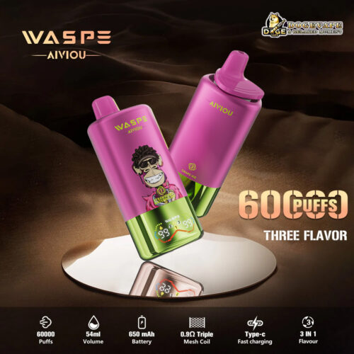 Waspe 60000 3-In-1 Disposable Electronic Cigarette - Image 5