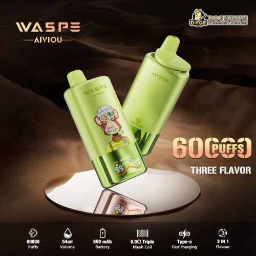 Waspe 60000 3-In-1 Disposable Electronic Cigarette - Image 6