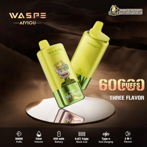 Waspe 60000 3-In-1 Disposable Electronic Cigarette - Image 7