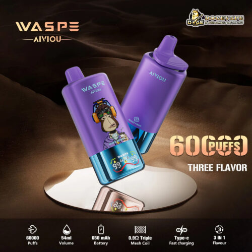Waspe 60000 3-In-1 Disposable Electronic Cigarette - Image 8