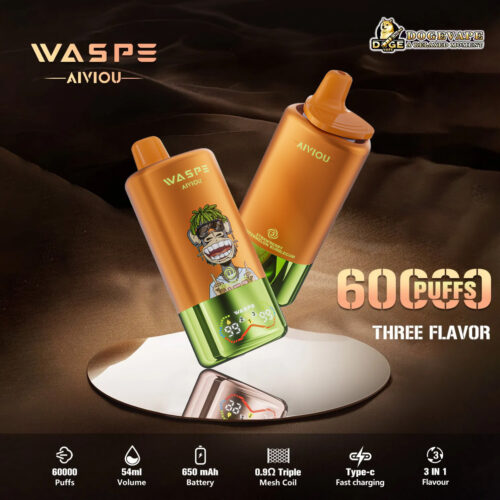 Waspe 60000 3-In-1 Disposable Electronic Cigarette - Image 10